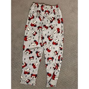 NWT Disney Mickey Mouse Christmas Winter Super Soft Pajama Bottoms Unisex Medium